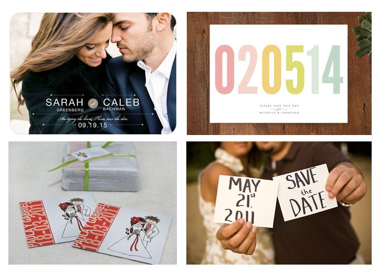 Save the date collage