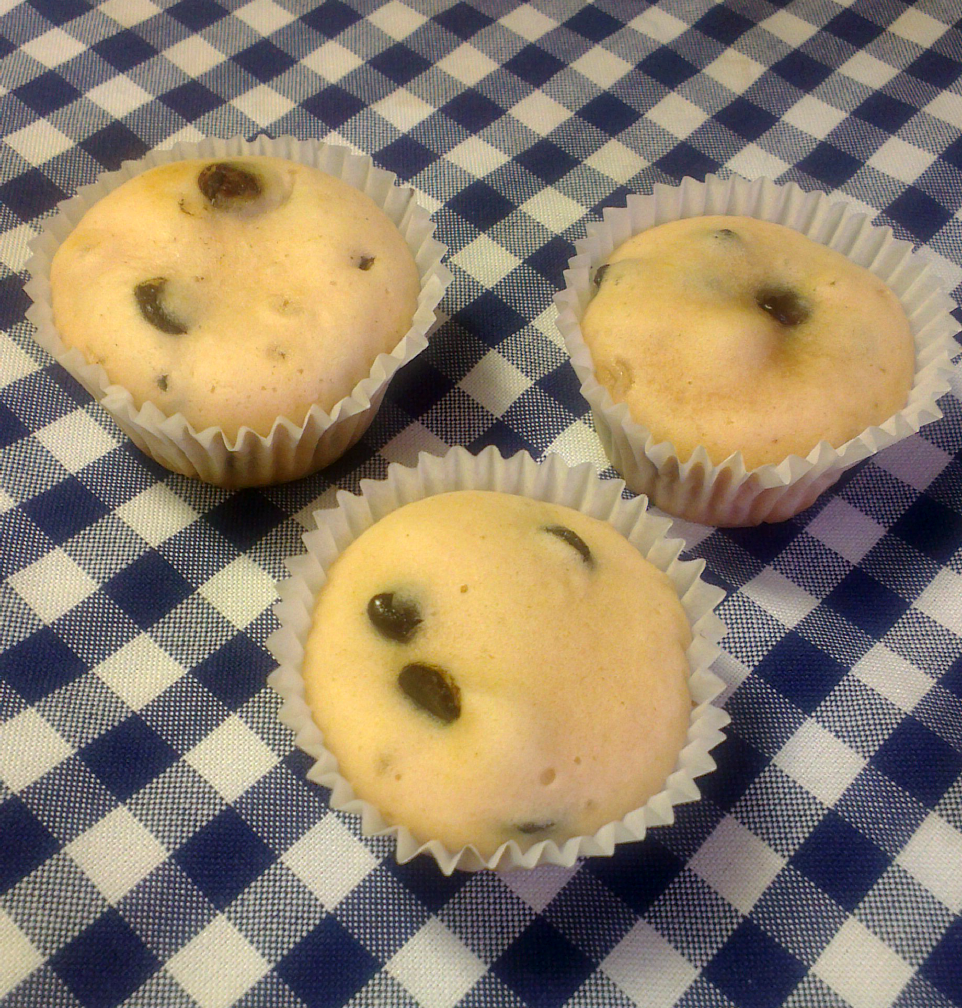 ♥ Muffins de rosas con chocolate