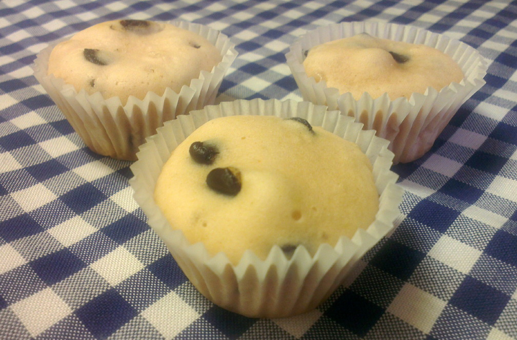 ♥ Muffins de rosas con chocolate