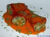 Pimientos piquillo rellenos espinaca requesón cabra