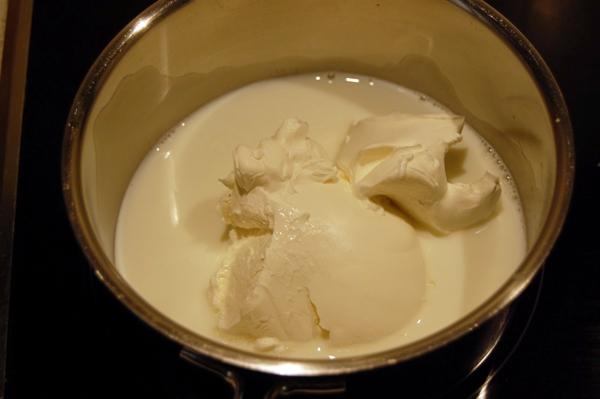 Crema de queso con naranja y canela. Un postre genial