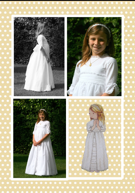 La Comunión de Lucía. COLLAGE LUCIA