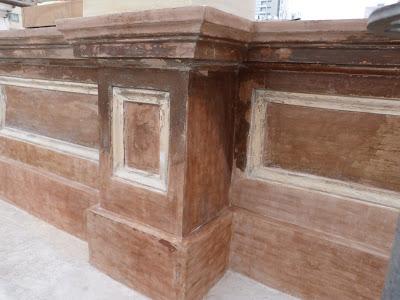 Casa Goycolea, peto de coronación, Making-of