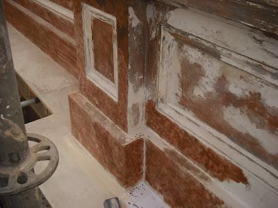 Casa Goycolea, peto de coronación, Making-of