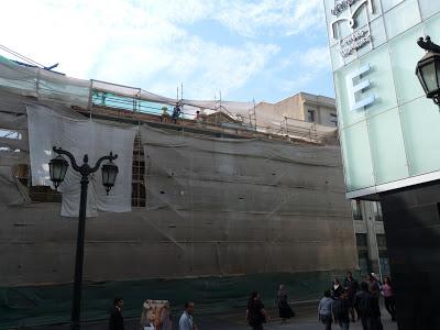 Casa Goycolea, peto de coronación, Making-of