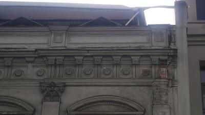 Casa Goycolea, peto de coronación, Making-of