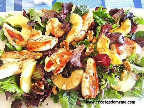 Ensalada con pollo y piña ensalada-con-pollo (3)