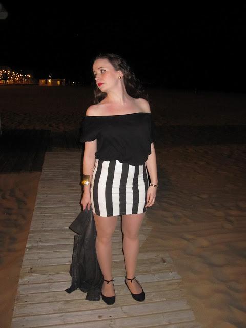 Black & White in the beach