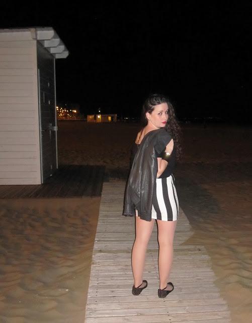 Black & White in the beach