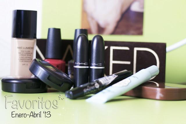 Favoritos maquillaje Enero-Abril 2013