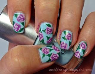 Nail art | Easy Spring Flowers