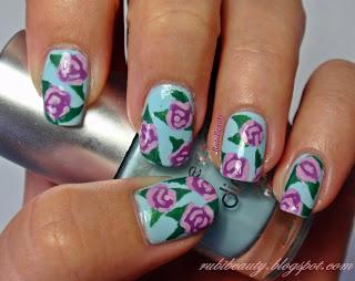 Nail art | Easy Spring Flowers