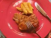 Chuletitas cordero salsa mostaza miel toque naranja