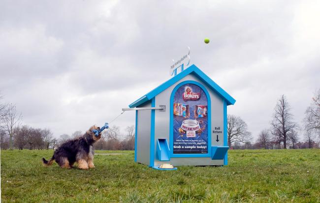 Máquinas expendedoras para perros