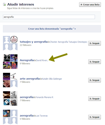 Cómo crear Listas de intereses en Facebook para no perderte nada en Aerografía