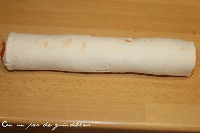 Rollitos de sobrasada y queso