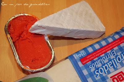 Rollitos de sobrasada y queso