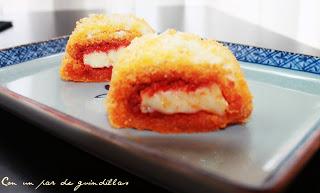 Rollitos de sobrasada y queso