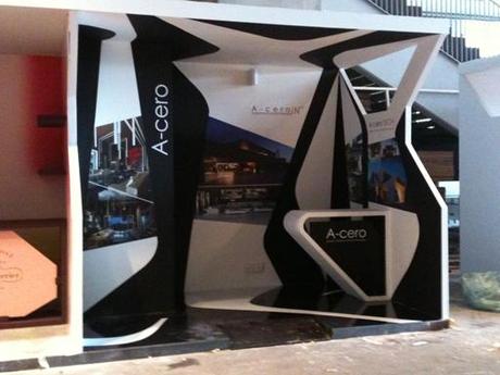 A-cero projects Arquitectura efímera: Stand de A-cero en el Mutua Madrid Open 2013