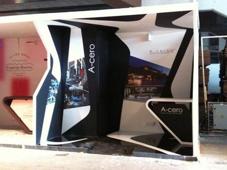 A-cero projects Arquitectura efímera: Stand de A-cero en el Mutua Madrid Open 2013