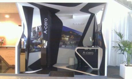 A-cero projects Arquitectura efímera: Stand de A-cero en el Mutua Madrid Open 2013