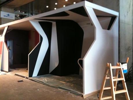 A-cero projects Arquitectura efímera: Stand de A-cero en el Mutua Madrid Open 2013