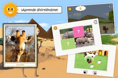 Busca los animales, juego infantil para iPad Juegos infantiles para iPad