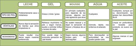 Hablemos de limpieza: ¿Leche?¿Gel?¿Mousse?¿Agua?¿Aceite?...¿qué formato prefieren?