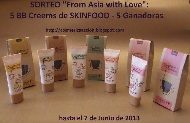 ¡SORTEO – “From Asia with Love – BB Cream de SKINFOOD” – 5 Ganadoras!