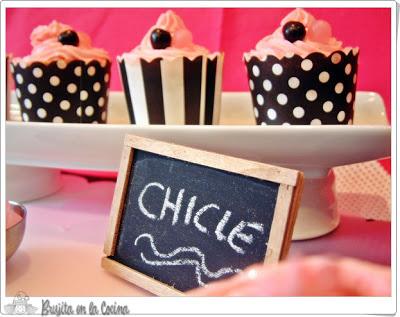 Cupcakes de Chicle para las mamis y galletitas