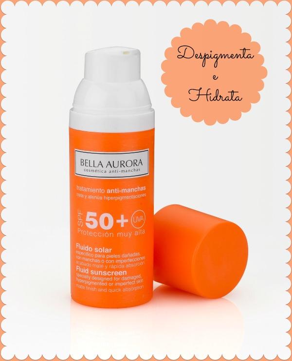 Fluido Solar anti manchas SPF50 de Bella Aurora