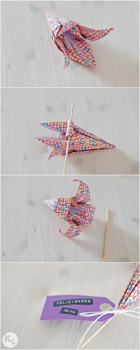 DIY. Origami lily