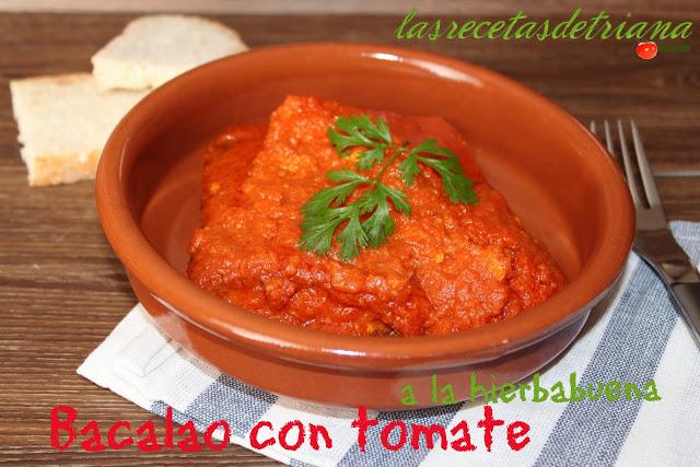 Bacalao con tomate a la hierbabuena