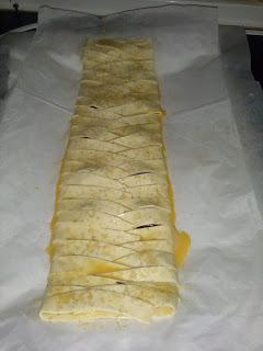 TRENZA DE CREMA PASTELERA CON CHOCOLATE