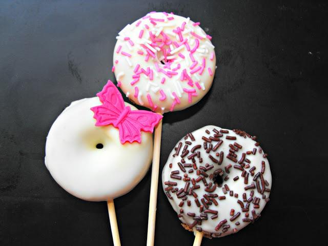 Cake pops en donutera