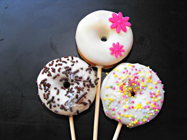 Cake pops en donutera