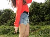 Vintage denim shorts