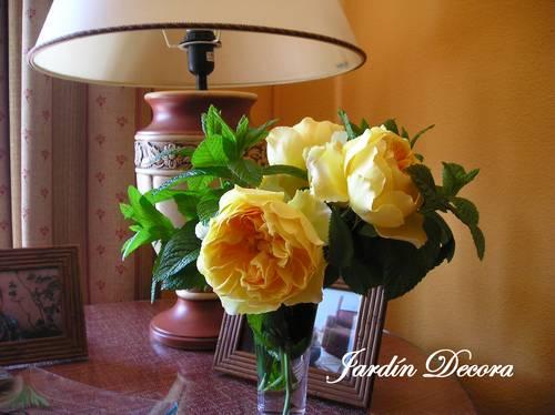 ramo-de-rosas-amarillas-con-hierbabuena