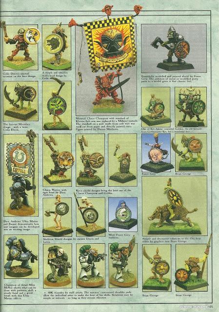 Realm of Chaos 80s : Arcane Armorials: Constructing an Oldhammer Banner...