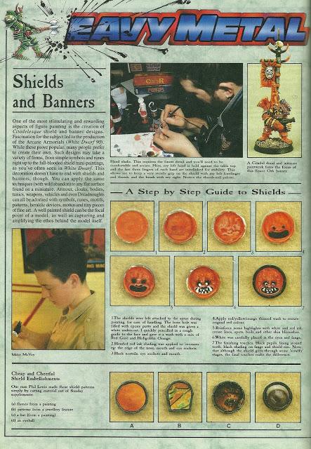 Realm of Chaos 80s : Arcane Armorials: Constructing an Oldhammer Banner...