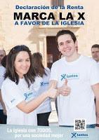 La iglesia quiere que señalemos la Cruz pero no del Resucitado, sino del IRPF.