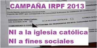 La iglesia quiere que señalemos la Cruz pero no del Resucitado, sino del IRPF.
