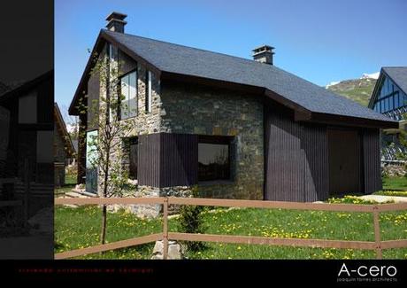 A-cero projects A-cero presenta una reforma para una vivienda en Formigal