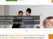 amplía plazo inscripción tiendas online Ecommerce Awards Spain 2013