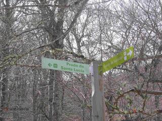 Señal, senderismo S1 en El Moncayo