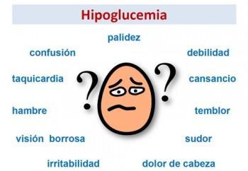 Recomendaciones para controlar la hipoglucemia o bajada de azúcar Recomendaciones para controlar la hipoglucemia o bajada de azucar