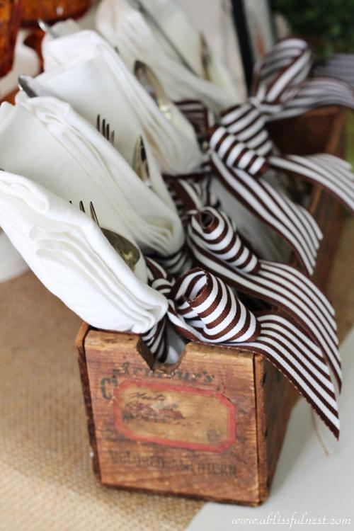 Diferentes maneras de presentar la cubertería