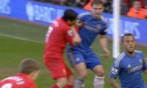 Suarez biting Ivanovic