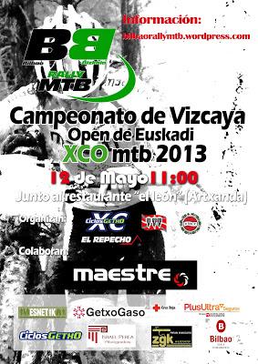 Campeonato de Vizcaya XCO mtb Bilbao 2013- Open de Euskadi