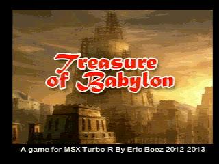 Ya disponible Treasure of Babylon, aventura de puzzle diseñada para el codiciado MSX Turbo-R